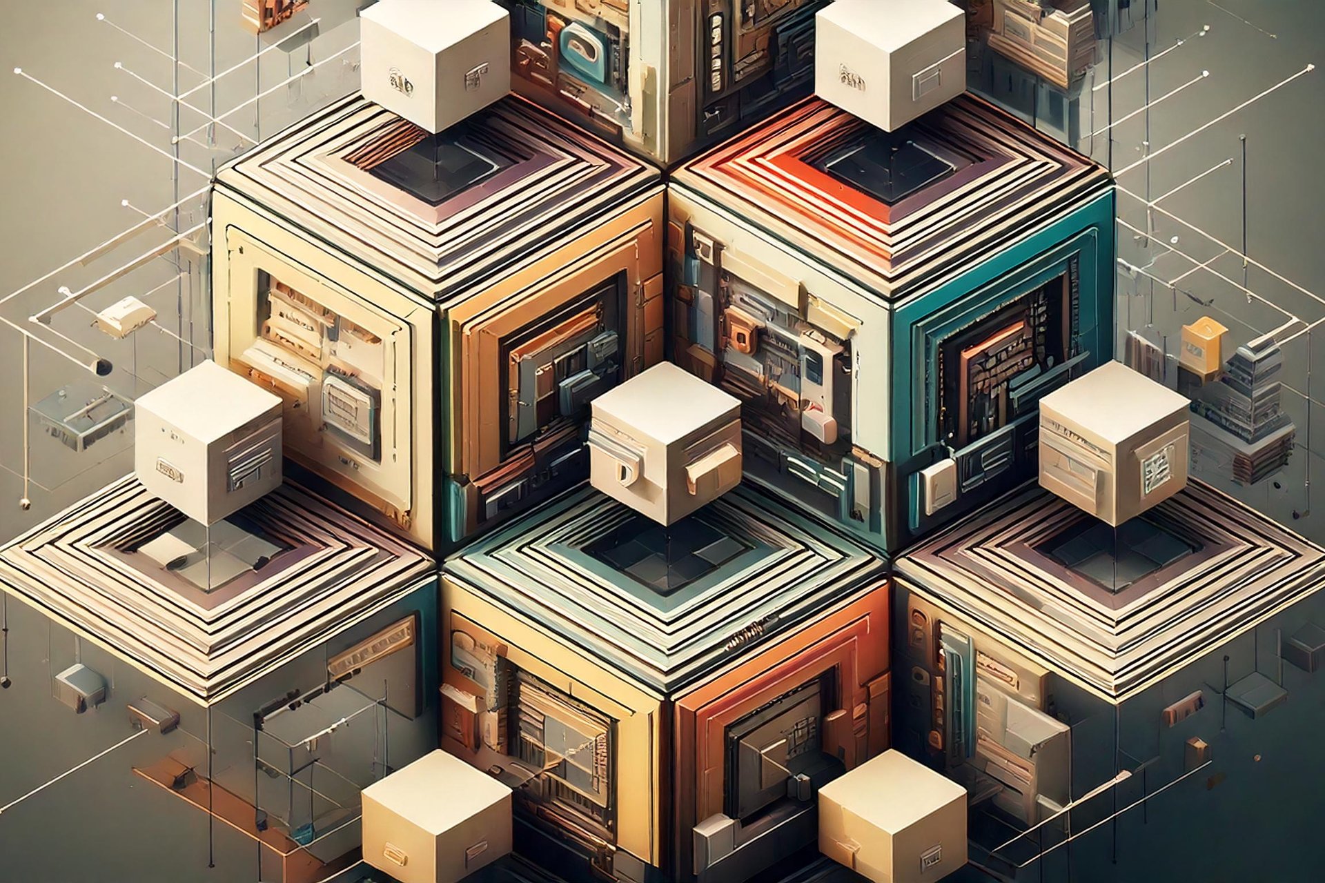 PureStackGridCubes
